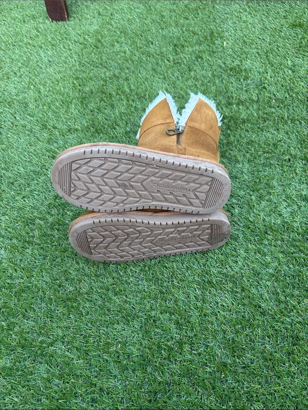 🦘Aribel Short Kookaburra UGG Chest Faux Shearling Suede Winter Boots - Sz